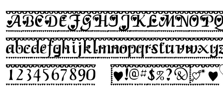 glyphs Valentine 1 font, сharacters Valentine 1 font, symbols Valentine 1 font, character map Valentine 1 font, preview Valentine 1 font, abc Valentine 1 font, Valentine 1 font