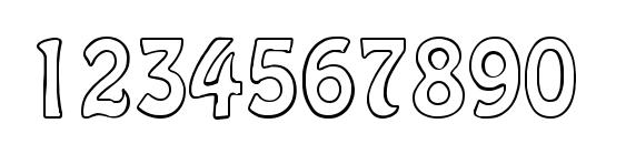 VALERIE Regular Font, Number Fonts