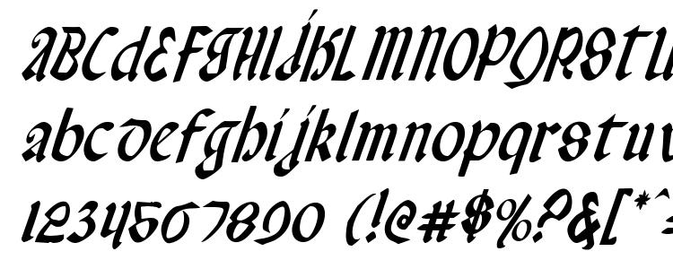 глифы шрифта Valerius Condensed Italic, символы шрифта Valerius Condensed Italic, символьная карта шрифта Valerius Condensed Italic, предварительный просмотр шрифта Valerius Condensed Italic, алфавит шрифта Valerius Condensed Italic, шрифт Valerius Condensed Italic