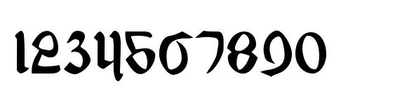 Valerius Condensed Font, Number Fonts