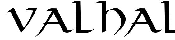 Valhalla Normal font, free Valhalla Normal font, preview Valhalla Normal font