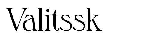 Valitssk font, free Valitssk font, preview Valitssk font