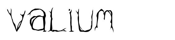 шрифт Valium, бесплатный шрифт Valium, предварительный просмотр шрифта Valium