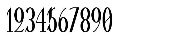 Valkyrie Bold Condensed Font, Number Fonts