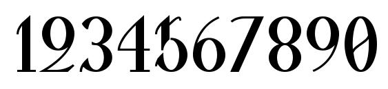Valkyrie Bold Extended Font, Number Fonts
