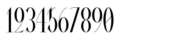 Valkyrie Condensed Font, Number Fonts