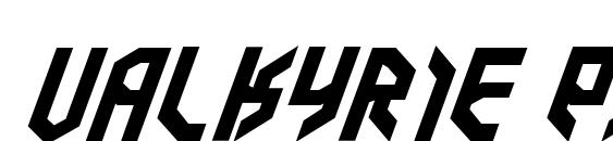 Шрифт Valkyrie Expanded Bold Italic