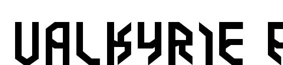 Valkyrie Expanded Font