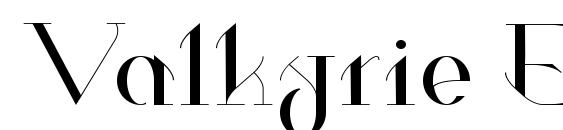 Valkyrie Extended Font