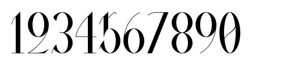 Шрифт Valkyrie Regular, Шрифты для цифр и чисел