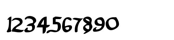 Valley Forge Bold Font, Number Fonts