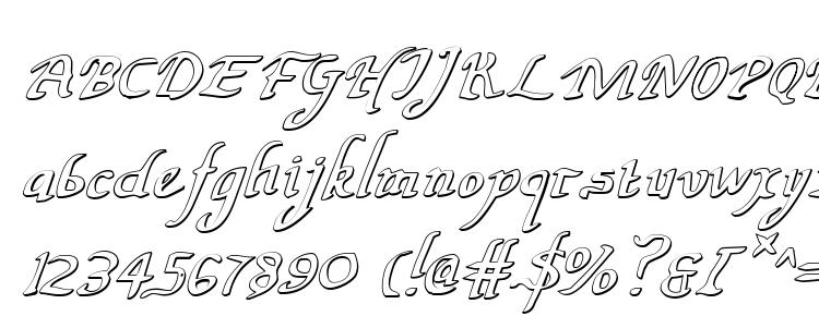 глифы шрифта Valley Forge Outline Italic, символы шрифта Valley Forge Outline Italic, символьная карта шрифта Valley Forge Outline Italic, предварительный просмотр шрифта Valley Forge Outline Italic, алфавит шрифта Valley Forge Outline Italic, шрифт Valley Forge Outline Italic