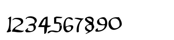 Valley Forge Font, Number Fonts