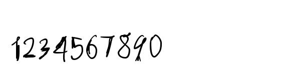 Vampyriqua Font, Number Fonts