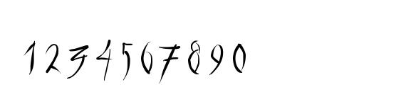 Vampyrish Font, Number Fonts