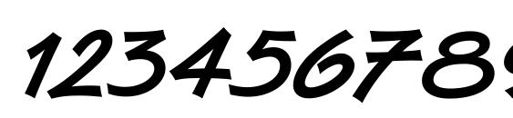 Van Dijk Bold LET Plain.1.0 Font, Number Fonts