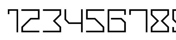 VanBerger Regular Font, Number Fonts