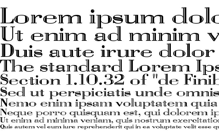 specimens Vangard Regular font, sample Vangard Regular font, an example of writing Vangard Regular font, review Vangard Regular font, preview Vangard Regular font, Vangard Regular font