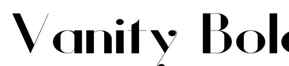 Vanity Bold Wide font, free Vanity Bold Wide font, preview Vanity Bold Wide font