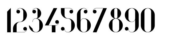 Vanity Bold Font, Number Fonts