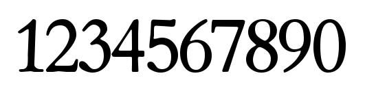 VanityBook Regular Font, Number Fonts