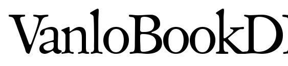 VanloBookDB Normal font, free VanloBookDB Normal font, preview VanloBookDB Normal font