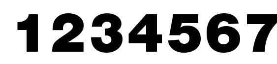 VantaBlack Font, Number Fonts