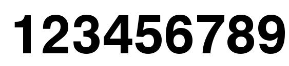 VantaBold Font, Number Fonts