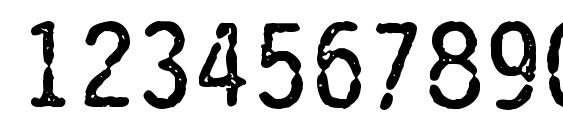 Vanthian ragnarok Font, Number Fonts