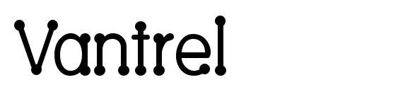 Vantrel font, free Vantrel font, preview Vantrel font