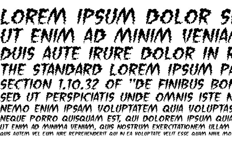 образцы шрифта Vaporized BB Italic, образец шрифта Vaporized BB Italic, пример написания шрифта Vaporized BB Italic, просмотр шрифта Vaporized BB Italic, предосмотр шрифта Vaporized BB Italic, шрифт Vaporized BB Italic