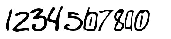 Varbee Font, Number Fonts