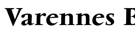 шрифт Varennes Bold, бесплатный шрифт Varennes Bold, предварительный просмотр шрифта Varennes Bold