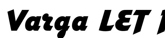 шрифт Varga LET Plain.1.0, бесплатный шрифт Varga LET Plain.1.0, предварительный просмотр шрифта Varga LET Plain.1.0