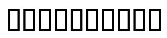 vargas Font, Number Fonts