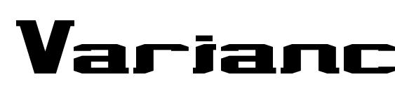 шрифт Variance BRK, бесплатный шрифт Variance BRK, предварительный просмотр шрифта Variance BRK