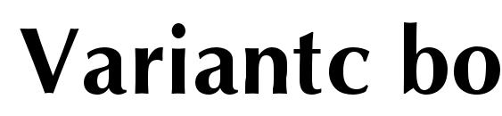 шрифт Variantc bold, бесплатный шрифт Variantc bold, предварительный просмотр шрифта Variantc bold
