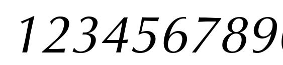 Variantc italic Font, Number Fonts