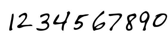 Varnell Regular Font, Number Fonts