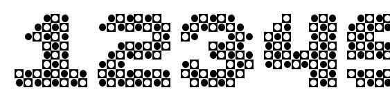 Vasarely Font, Number Fonts
