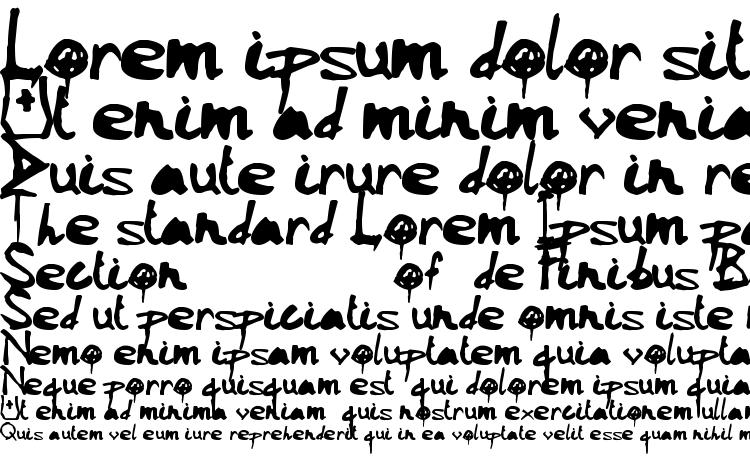 specimens Vaudoo2RF font, sample Vaudoo2RF font, an example of writing Vaudoo2RF font, review Vaudoo2RF font, preview Vaudoo2RF font, Vaudoo2RF font