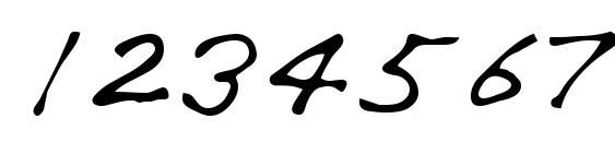 Vaughn Regular Font, Number Fonts