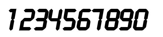 Vcrscapsssk bold italic Font, Number Fonts