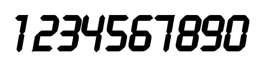 Vcrscapsssk bolditalic Font, Number Fonts