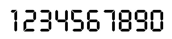 Vcrscapsssk regular Font, Number Fonts