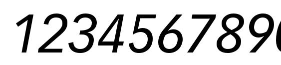 VectoraLTStd Italic Font, Number Fonts