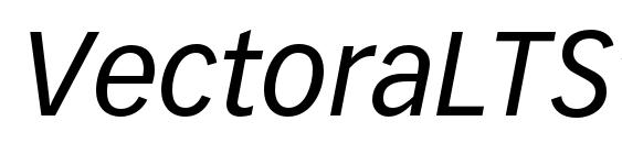 Шрифт VectoraLTStd Italic