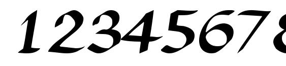 Vectortype124 regular Font, Number Fonts