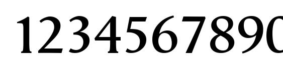 Vega antikva SemiBold Font, Number Fonts