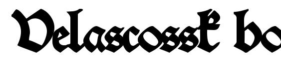 Velascossk bold font, free Velascossk bold font, preview Velascossk bold font